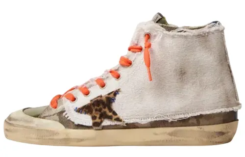 Golden Goose Francy Stylish Skateboarding Shoes Men's Camouflage