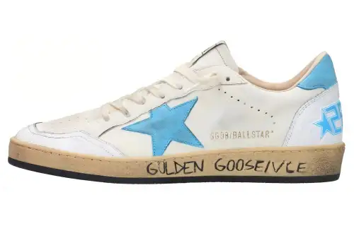 Golden Goose Logo-patch Low-top Leather Sneakers