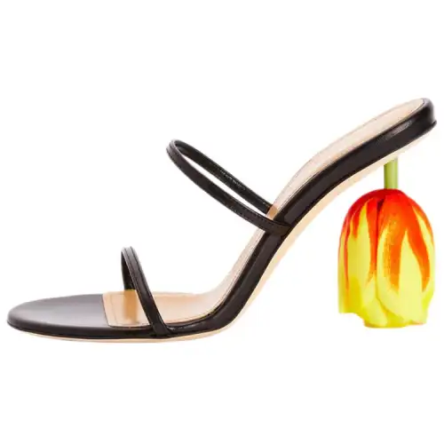 LOEWE Slide Slippers Women's Black