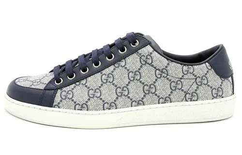 Gucci Gg Supreme Low 'Beige Blue'