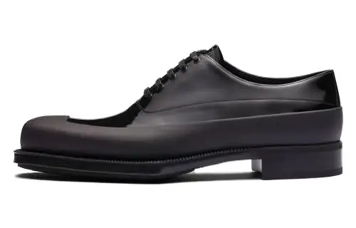 PRADA Patent Leather Derby Shoes