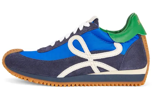 LOEWE Flow Runner Low top Sports Casual Shoes Women's Marine Blue