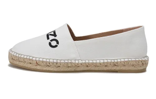 KENZO SS22 Fabric Women's Casual Shoes Women's White