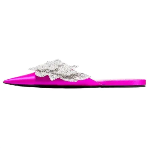 Balenciaga Closed Toe Slippers Women's Pink