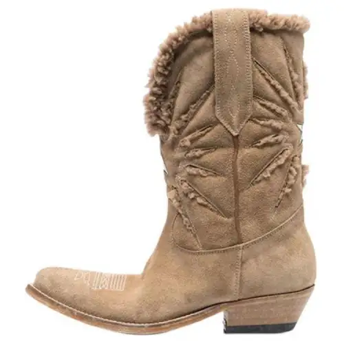 Golden Goose Mid Calf Boots Women's Brown