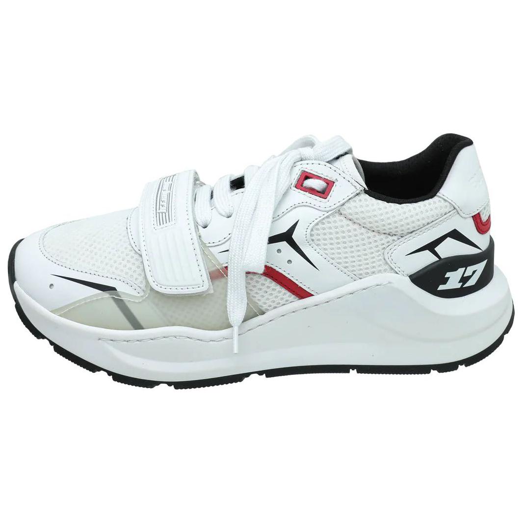 Burberry RAMSEY Leather Low top Casual Shoes Men's White