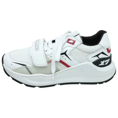 Burberry RAMSEY Leather Low top Casual Shoes Men's White