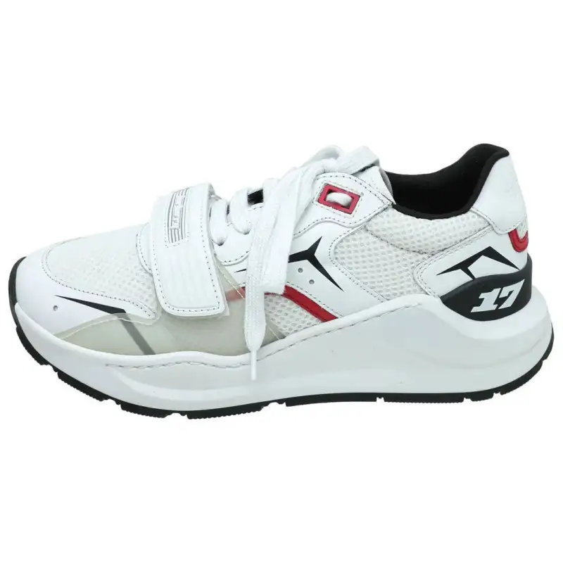 Burberry RAMSEY Leather Low top Casual Shoes Men's White