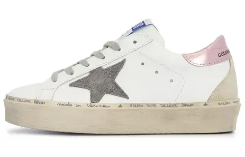 Golden Goose Hi Star Low top Stylish Skateboarding Shoes Women's White