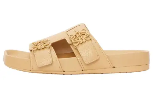 LOEWE Ease Anagram-buckle Straps Slides