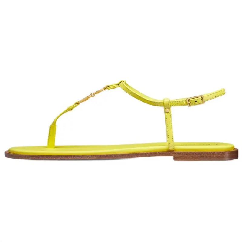DIOR DIORIVIERA One Strap Sandals Women's Yellow