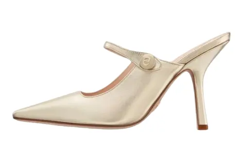 DIOR Capture Closed Toe Slippers Women's Gold