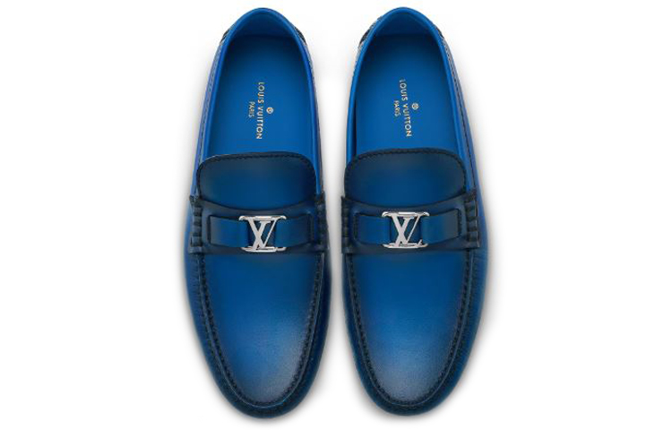 LOUIS VUITTON Hockenheim Moccasin Shoes 'Blue'