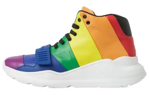 Burberry Regis Rainbow Stripe High