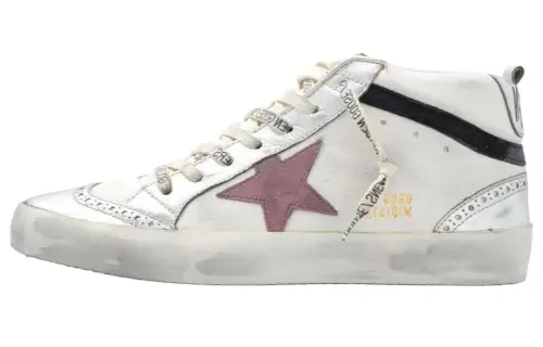 Golden Goose Mid Star Leather Sneakers