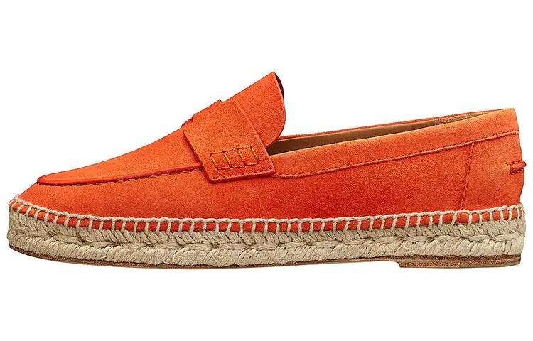 HERMES Trip Casual Shoes Women's Orange