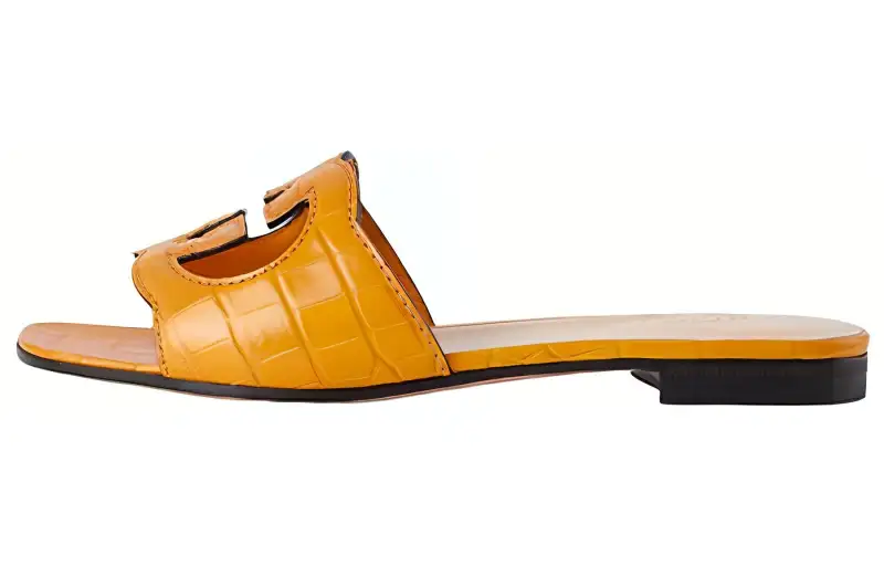 GUCCI Slide Slippers Women's Yellow