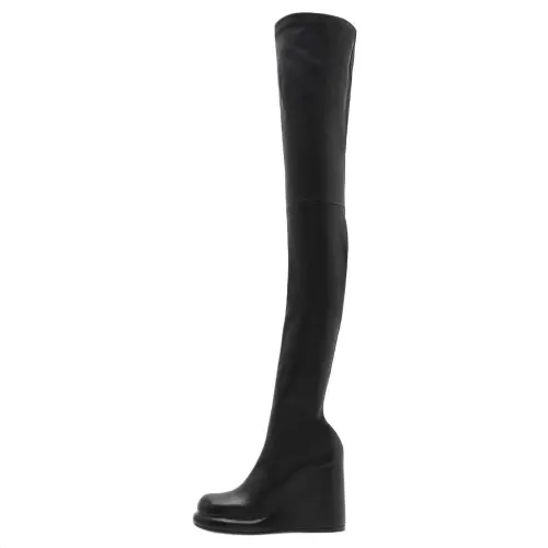 Burberry Pillar Over the knee Boots 9.5cm Women's Black
