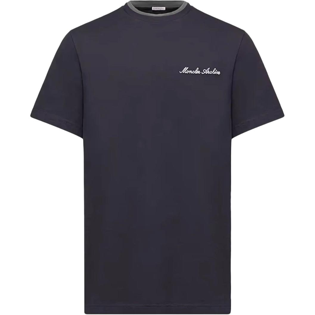 Мужская футболка Moncler Moncler SS26 (черная)