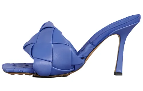 Bottega Veneta Lido Slide Slippers Women's Indigo
