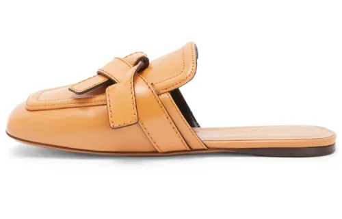 LOEWE Gate Closed Toe Slippers Women's Brown