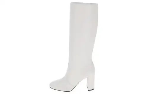 PRADA Knee High Boots Women's White