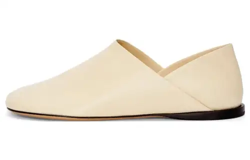 LOEWE Toy Leather Casual Shoes Women's Milk White