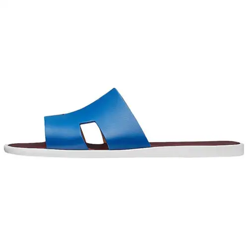 HERMES Oran Slide Slippers Men's Blue