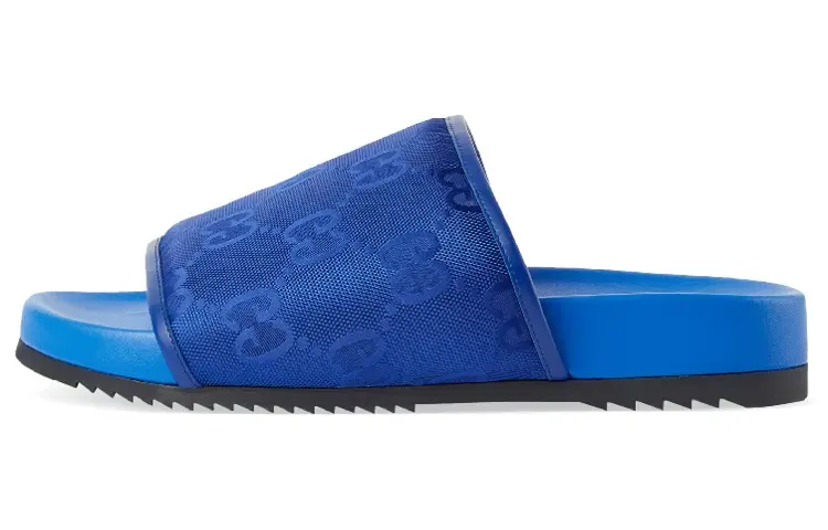 Gucci Gg Slide Sandal 'Bold Blue'