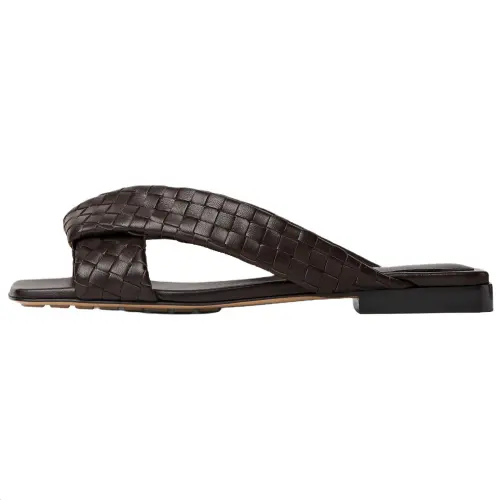Bottega Veneta Slide Slippers Women's Umber