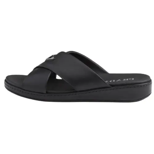 PRADA Slide Slippers Women's Black