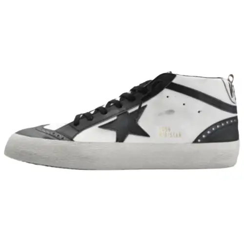 Golden Goose Mid Star Leather Sneakers