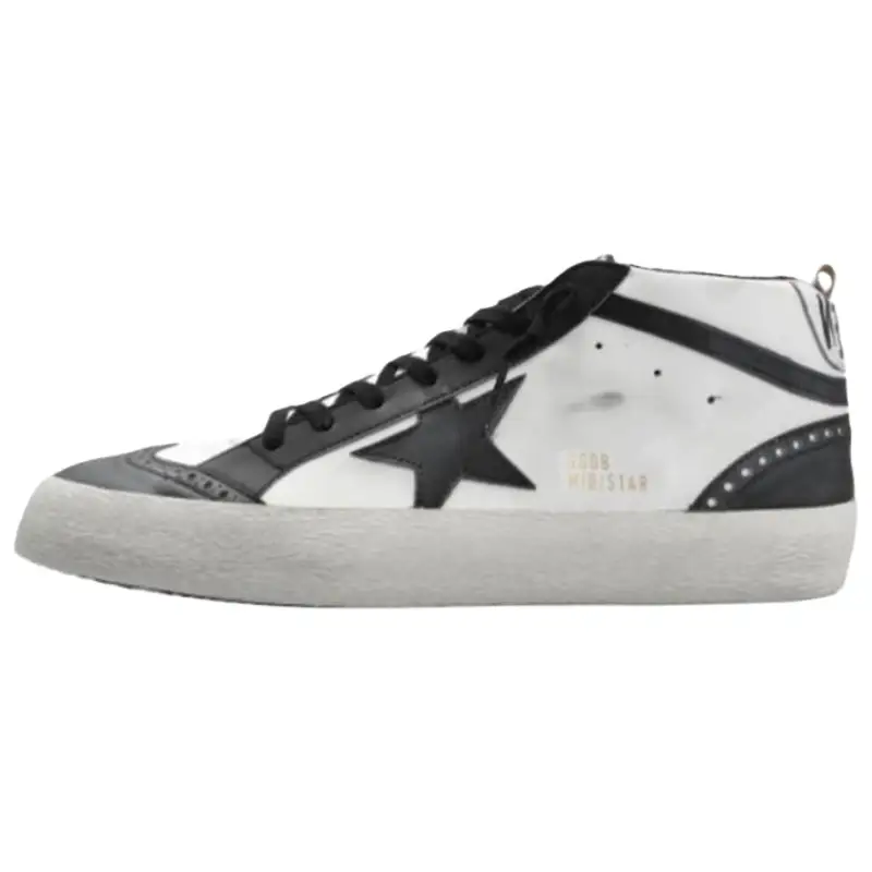 Golden Goose Mid Star Leather Sneakers