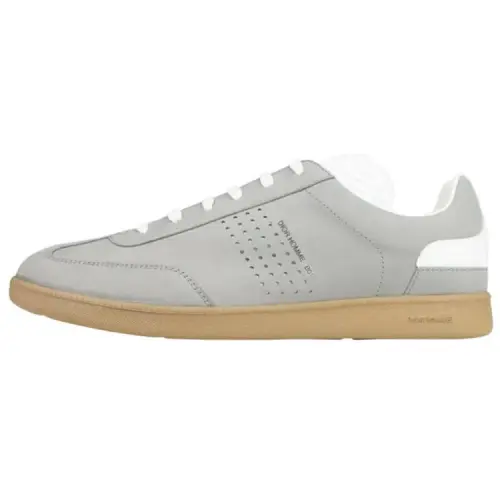 DIOR B01 Leather Low top Skateboard Shoes Men's Gray