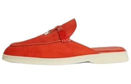 Loro Piana Closed Toe Slippers Women's Orange