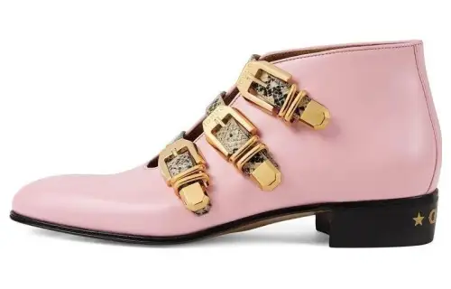 GUCCI Ankle Boots Women's Pink