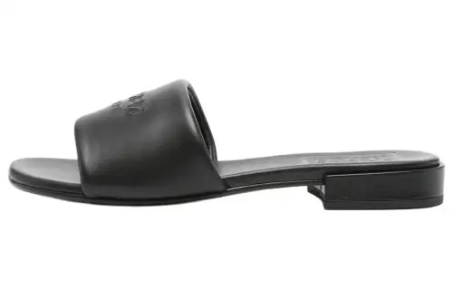 KENZO Oki Leather Flat Sandals