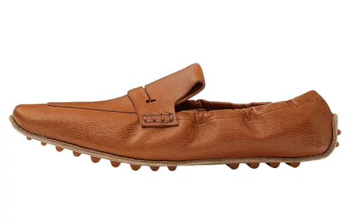 HERMES Echo Loafers Women's Brown