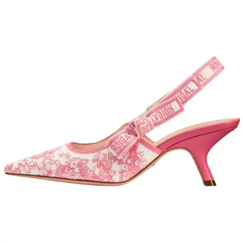 DIOR Dioriviera J'Adior Irregular Heel High Heels 6.5cm Women's Pink