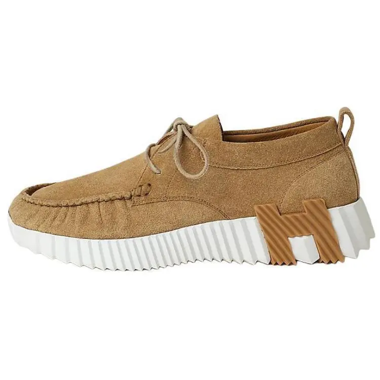 HERMES Increase Casual Shoes Men's Brown