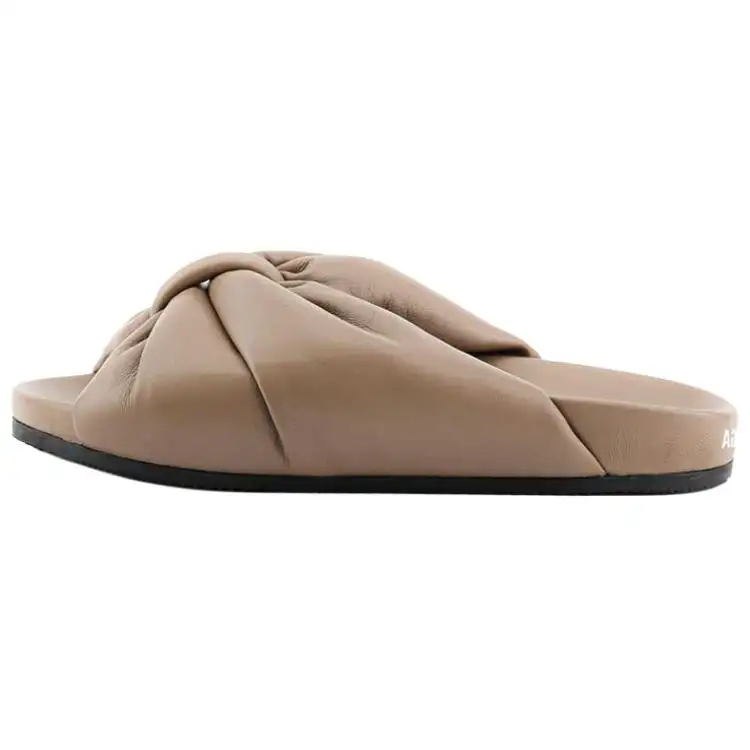 Balenciaga Puffy Rubber Sole Slide Slippers Women's Taupe