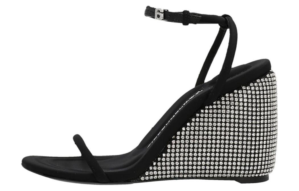 Alexander Wang Dahlia One Strap Sandals 10.5cm Women's Black