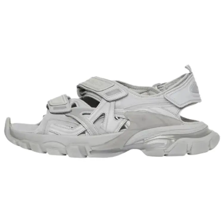 Balenciaga Track Beach Sandals Men's Gray