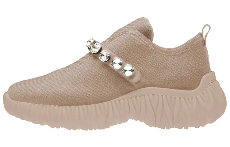MIU MIU Low top Casual Shoes Women's Beige