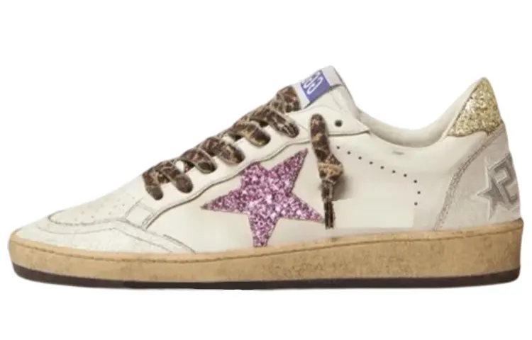 Golden Goose Ball Star Skateboard Shoes Women's Low Top White