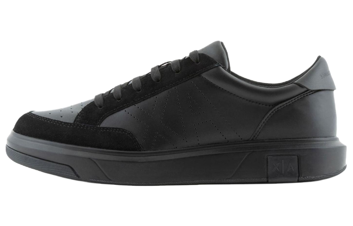 ARMANI EXCHANGE Logo-perforated Lace-up Sneakers