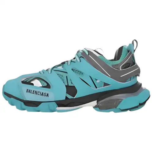 Balenciaga Track Low top Chunky Sneakers Men's Blue
