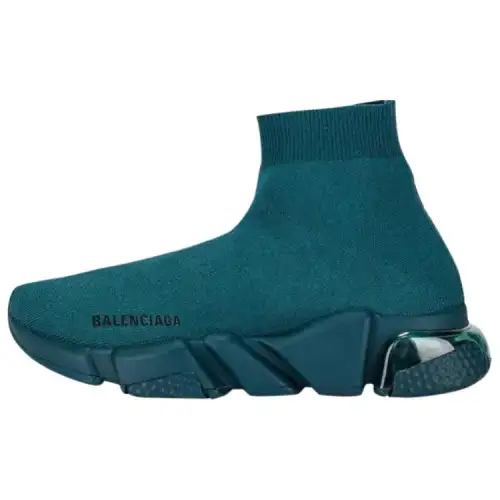 Balenciaga Speed High top Casual Shoes Women's Green