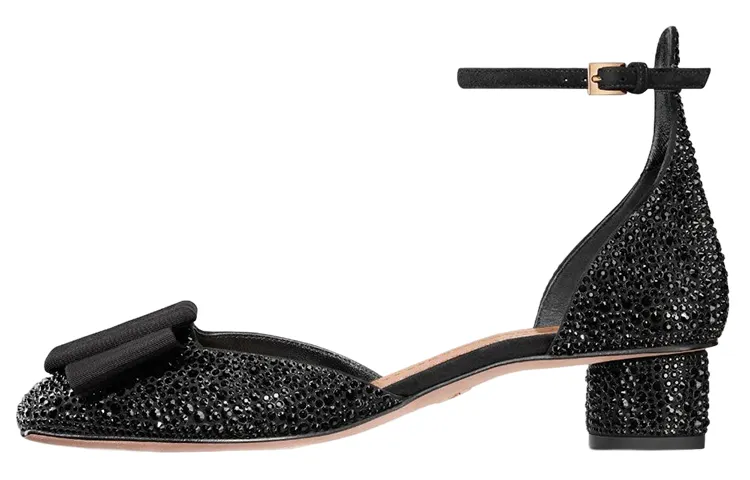 DIOR Idylle Suede Medium Heel Casual Shoes Women's Black