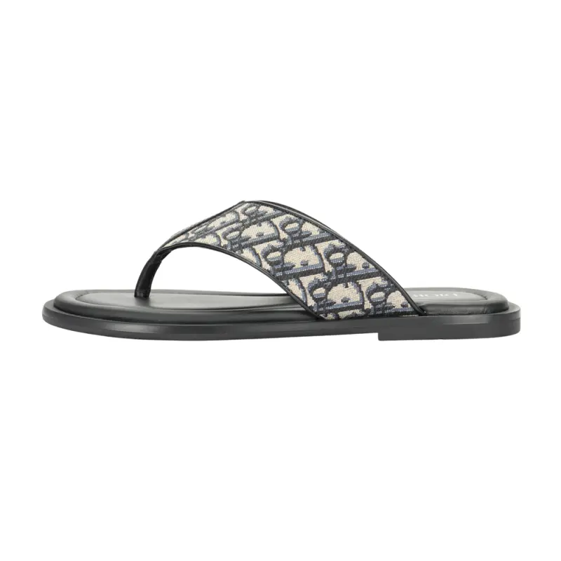 DIOR Alias Flip Flops Men's Black
